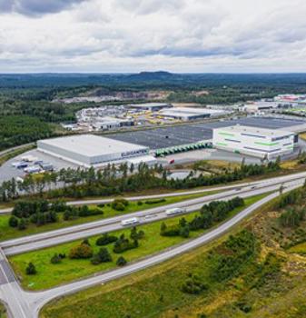 Logistikimmobilie in Schweden
